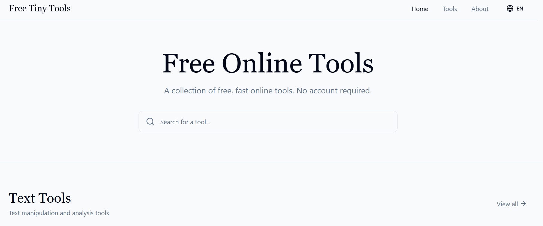 Free Tiny Tools screenshot