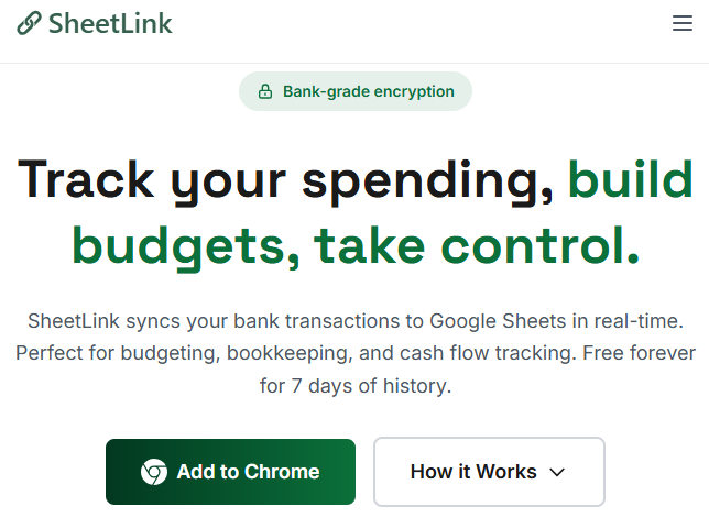 SheetLink screenshot
