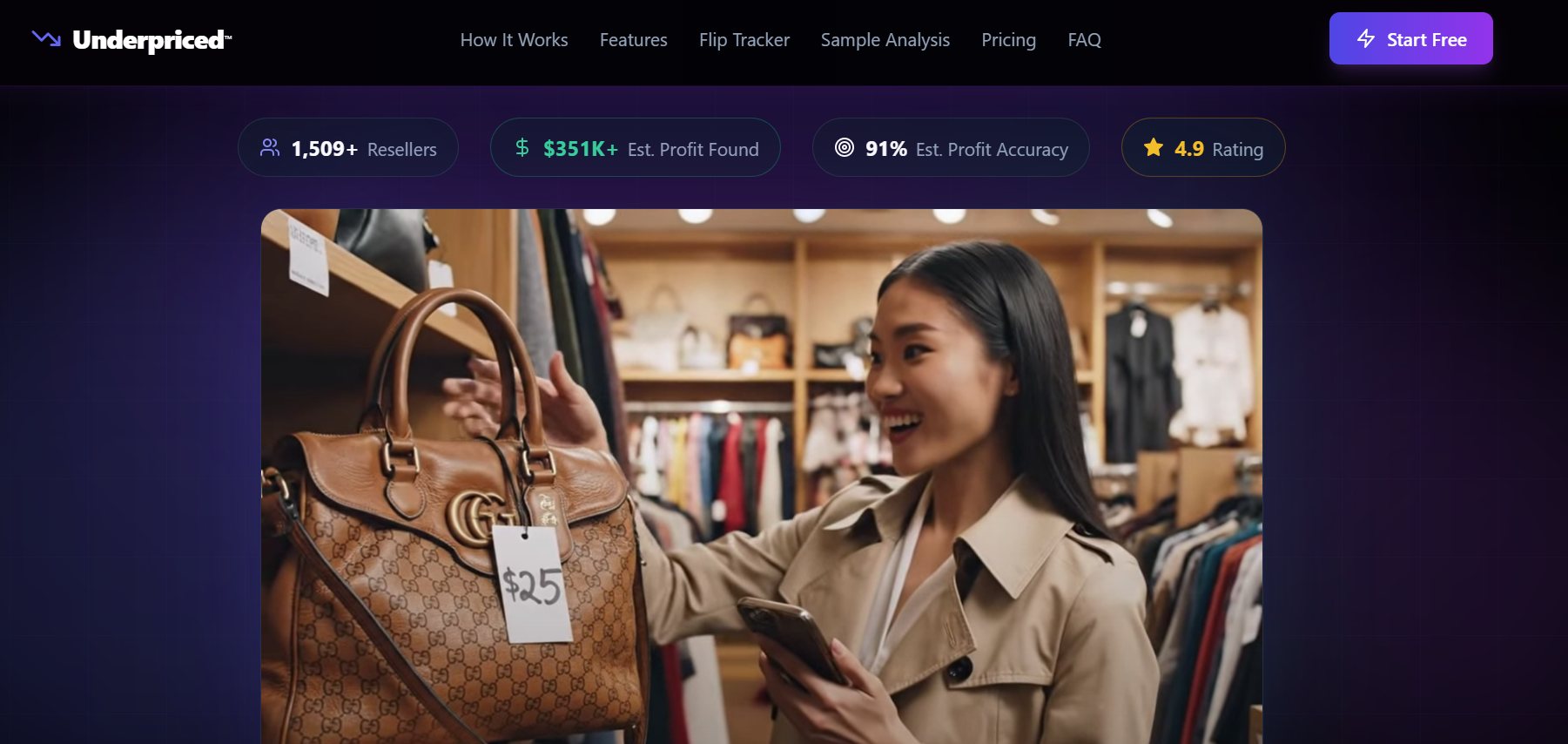 Underpriced screenshot